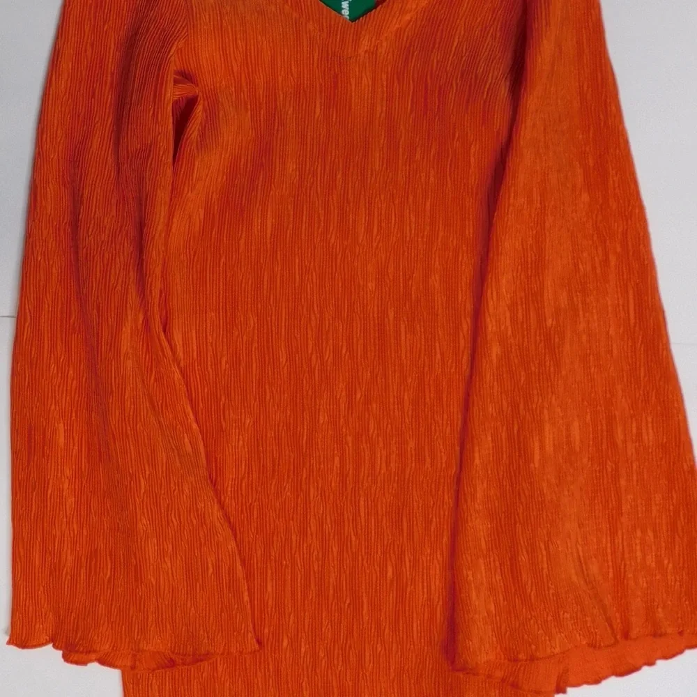 Orange Fringe Dress (X-Small) - Picture 7 of 7